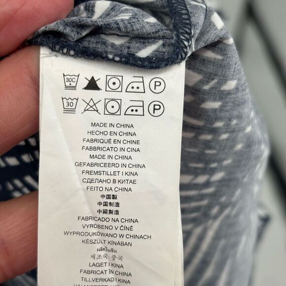 MICHAEL MICHAEL KORS Palm Stretch Organic Cotton Poplin Cutout Dress Medium - Picture 9 of 10